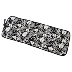【FEILER】美品！大判タオル ブランケット 膝掛け ブラック ゴムバンド FEILER】美品！大判タオル ブランケット 膝掛け ブラック ゴムバンド
