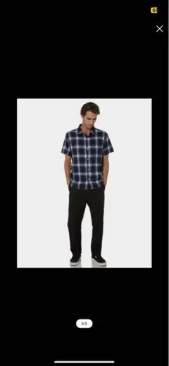 ステューシー　チェックシャツ　柄