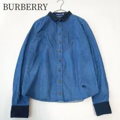 BURBERRY BLUE LABEL デニムワンピース 36 美品 チェック - メルカリ