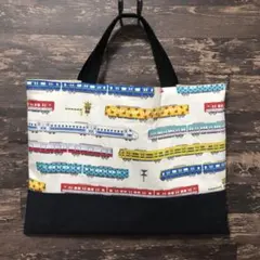 NO26 レッスンバック 電車柄