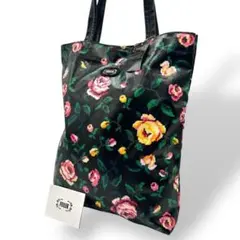 未使用保管 923 フェイラー トートバッグ PVC レザー 花柄