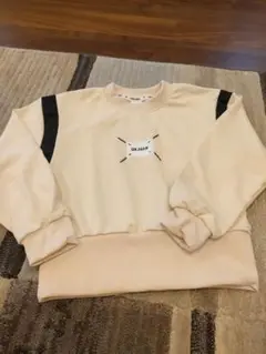 クリーム色 スウェット＆パンツセット