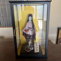 T*T様 美品　御所人形 ガラスケース付き 伝統的和服