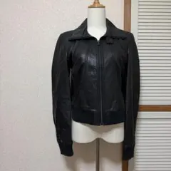 美品 ディーゼル レザージャケット ブラック ラムレザー Mのサムネイル