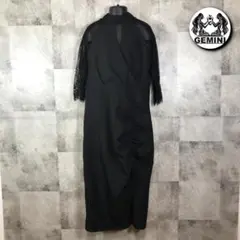 GoodDesign♪ シアー スリーブ ドレス ワンピース スリット入り