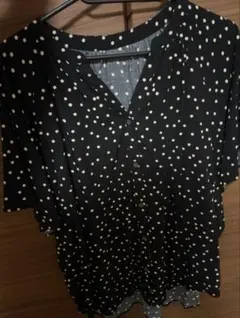 グローバルワーク さらさらリラックスプリントブラウス