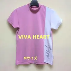 VIVA HEART レディース ゴルフ モックネックシャツ ピンク