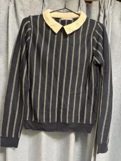 BROWNY ストライプニット 長袖