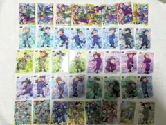 忍たま乱太郎 シール クリアカードコレクション ほぼコンプ+ロングステッカー