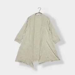 LOWRYS FARM ローリーズファーム ロングカーディガン アイボリー L