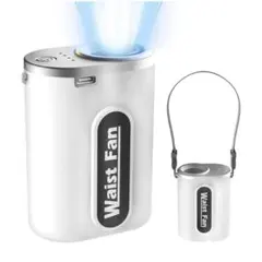 【新品未開封】 腰掛け扇風機　ベルトファン　首掛け　卓上 4段階風量