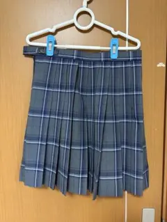 arCONOMiスカート グレー チェック プリーツスカート