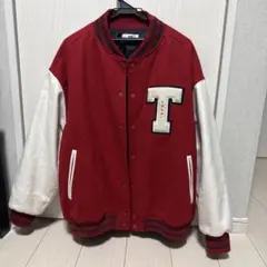 WEGO 赤白 スタジャン M