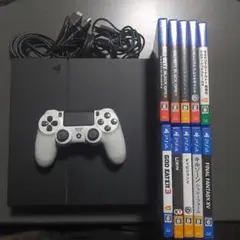 PlayStation 4 本体 ホワイトコントローラー ゲーム10本セット