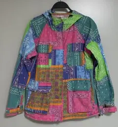 TITICACA チチカカ バンダナ柄マウンテンパーカー マルチカラー Mサイズ