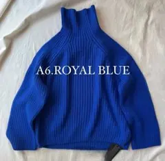 メーカー完売MICALLE MICALLE定番リブハイネックニット