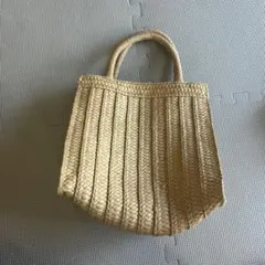 ナチュラル素材 かごバッグ トートバッグ