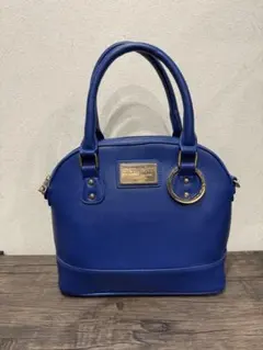 【送料込み】セシルマクビー　2way ハンドバッグ　ショルダーバッグ　ブルー