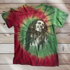 【ZION】ボブ・マーリー ラスタカラー タイダイ Tシャツ メンズSのサムネイル