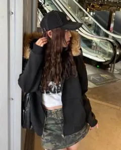 yolo [新品未使用]チェック柄フードジップパーカー AS0044 再販USAプリントダブルジップパーカーKC0168 \u2013 YOLO（ヨロ