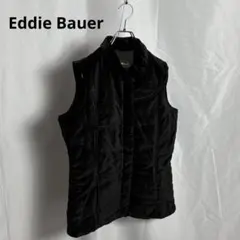 90s 00s Eddie Bauer エディーバウアー ベロア ベスト 黒