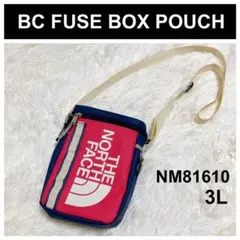 ノースフェイス ヒューズボックスポーチ ショルダーバッグ ピンク×ネイビー