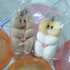 2点セット　すきまハムスター②　ガチャ　カプセルトイ