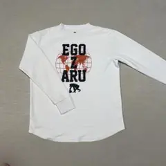 EGOZARU ホワイト 長袖Tシャツ S