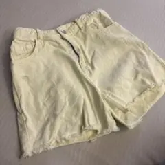 イエローフリンジハーフパンツ