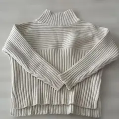 【りん様専用】ROPÉ PICNIC アイボリー リブ編み セーター 38