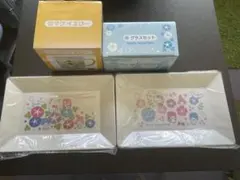 未使用　サンリオ　当たりくじ　グラスセット、マグカップ、トレー計5点