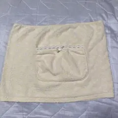 淡いイエローが可愛い！！腹巻き 便利なポケット付き　冷房対策に！！