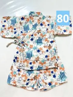 baby cheer モモンガ柄　こども甚平 80センチ