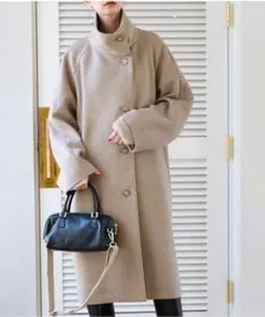 新品 JOURNAL STANDARD スーパー140スタンドロングコート