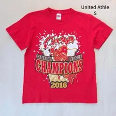 ユナイテッドアスレ United Athle Tシャツ S 赤 レッド