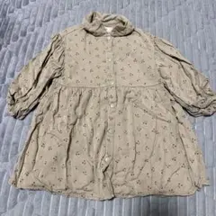 ZARA キッズ コーデュロイ ワンピース さくらんぼ柄 104cm
