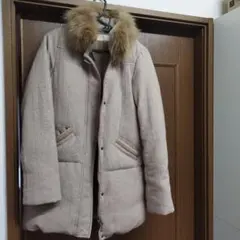 ダウンジャケット ファー付き