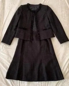 【新品未使用】ラナン ツイ－ド セレモニースーツ スカート上下セット