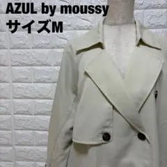 AZUL by moussy トレンチコート ベルト付 アイボリーM【3001】