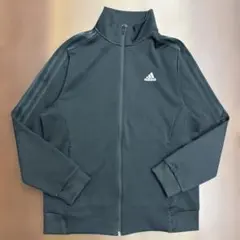 adidas トラックジャケット 刺繍ロゴ オリジナルス 古着 黒 Sサイズ