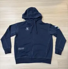 hummel ネイビー フルジップパーカー Lサイズのサムネイル