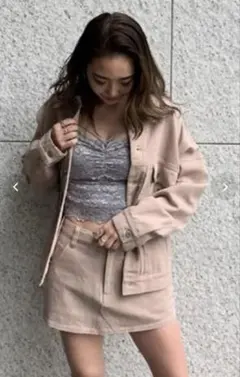 ENVYM セットアップ　ピンクベージュ　Mサイズ
