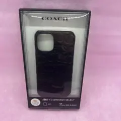 『A026』★正規品★COACH iPhone12miniケ–ス/ブラック