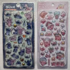 【最安値】プチドロ スティッチ カービィ 2枚セット