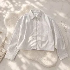 A140 UNIQLO JW ANDERSON ストライプシャツ 長袖 ショート