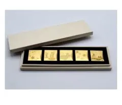 【未開封】金沢箔　福招き箸置き　名勝兼六園