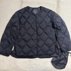 美品UNIQLOウルトラライトダウンリラックスジャケットレディースS黒