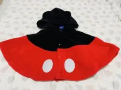 ミッキーマウス　フリースポンチョ