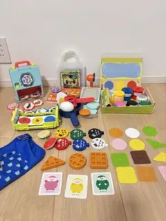 こどもちゃれんじぷち　知育キッチン　いろりん　ブロック　おままごとセットのサムネイル