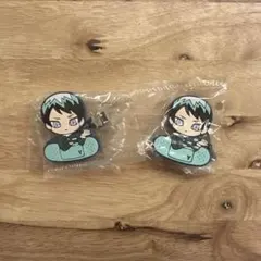 鬼滅の刃　キャラばんちょうこうヘアクリップ　 愈史郎　2点セット